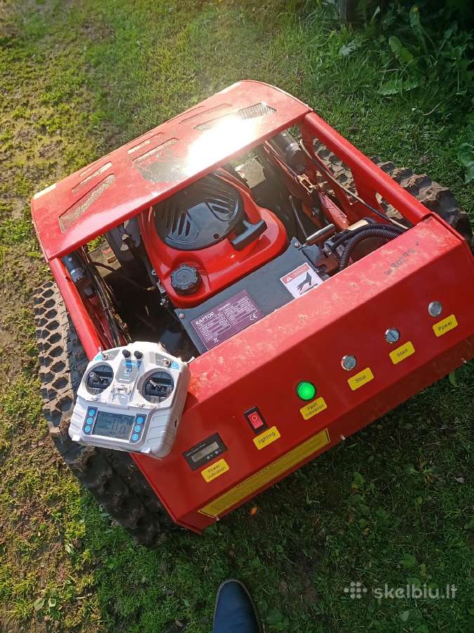 Žoliapjove aukštai žolei robotas - nuotraukos Nr. 4