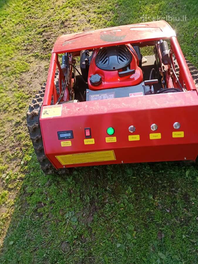 Žoliapjove aukštai žolei robotas - nuotraukos Nr. 5