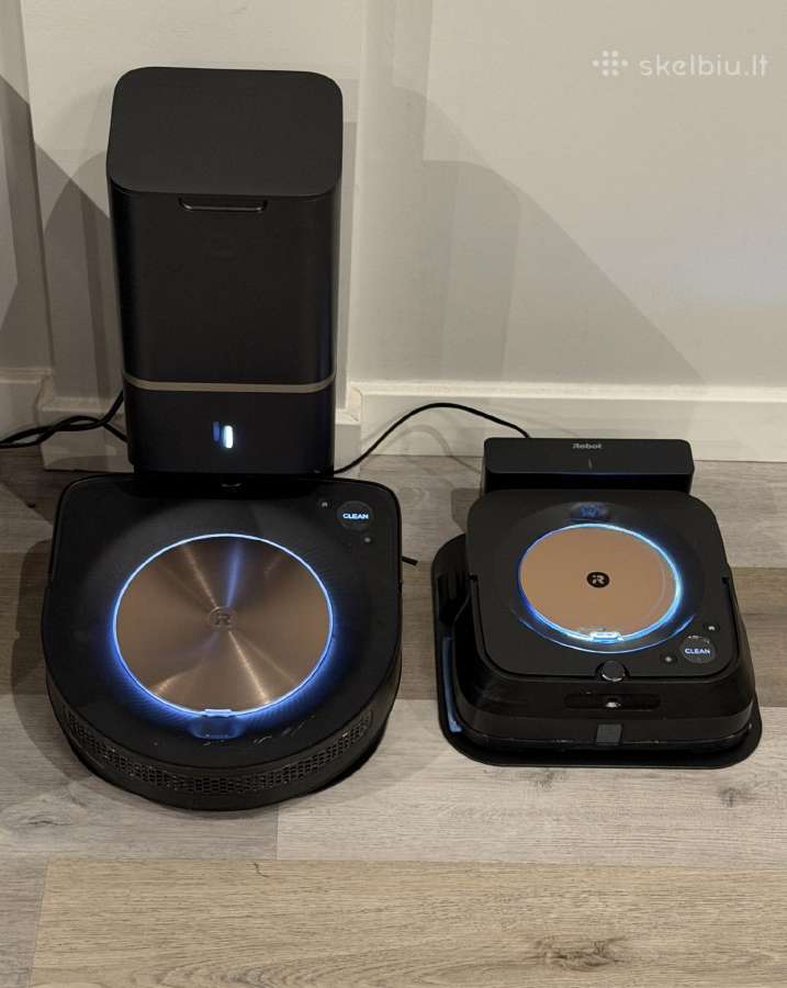 Roomba S9+ ir Braava m6 - robotų komplektas