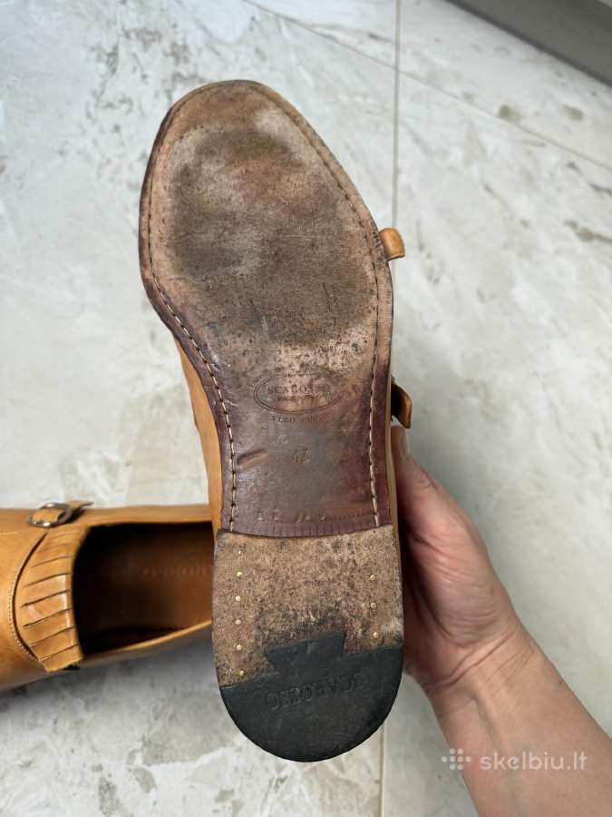 Scarosso klasikiniai vyriški batai (Monkai) 43-44d - nuotraukos Nr. 4