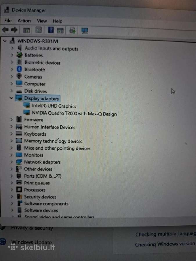 Hp Zbook G7 i9-10885h 32/1tb - nuotraukos Nr. 4
