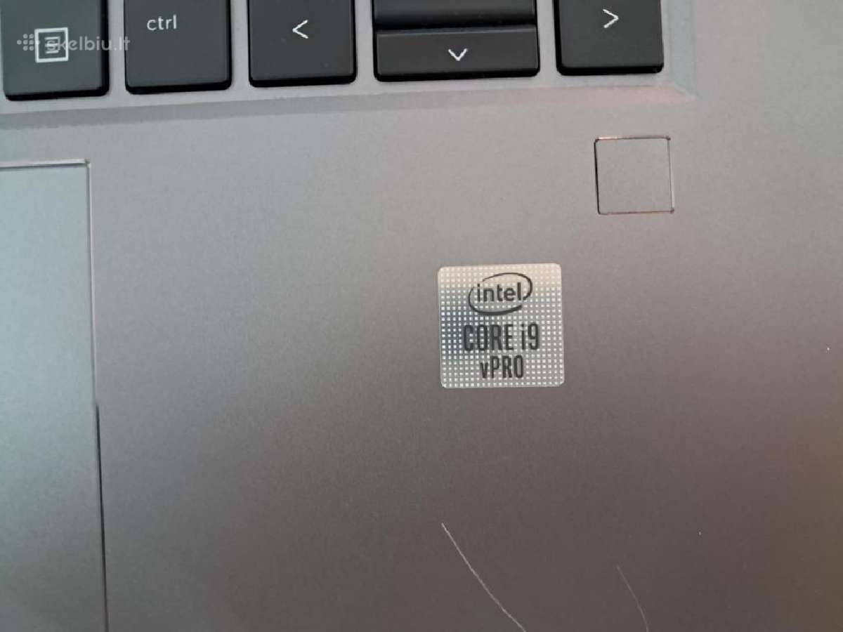 Hp Zbook G7 i9-10885h 32/1tb - nuotraukos Nr. 9