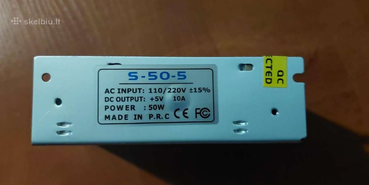 Impulsinis maitinimo šaltinis 5v 10 A 50w