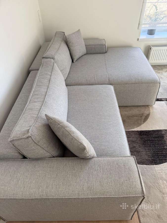 Sofa/lova minkštas kampas su miegojimo mechanizmu