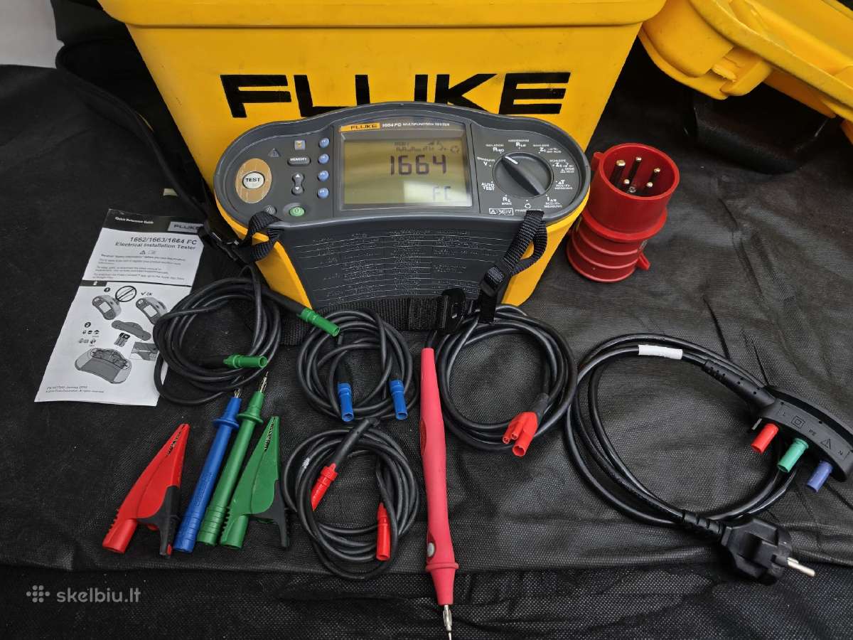 Multimetras Fluke 175 rankinis ir automatinis mata - nuotraukos Nr. 3