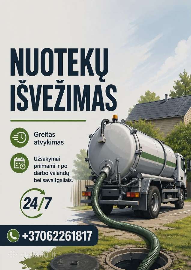 Nuotekų išvežimas