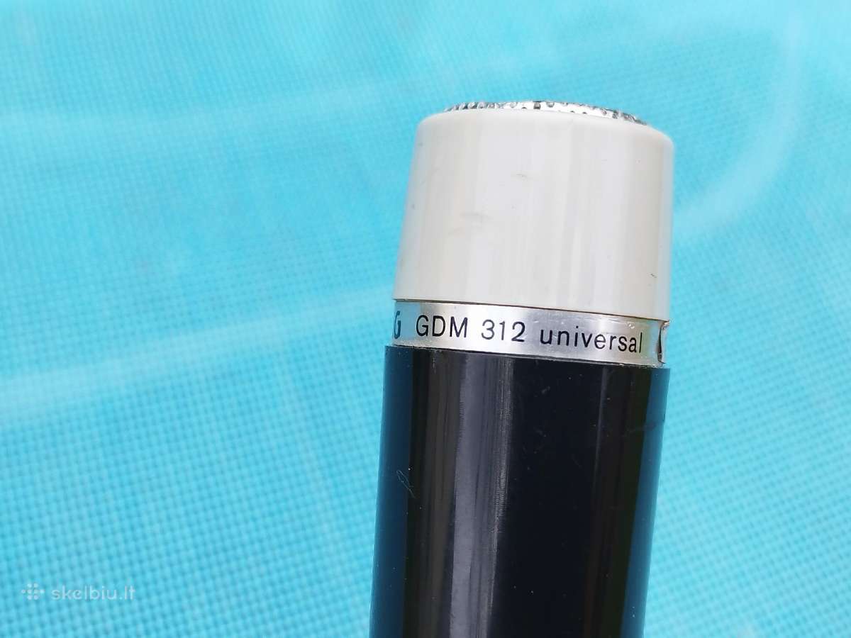 Grundig mikrofonas vokiškas dinaminis vintažinis - nuotraukos Nr. 7