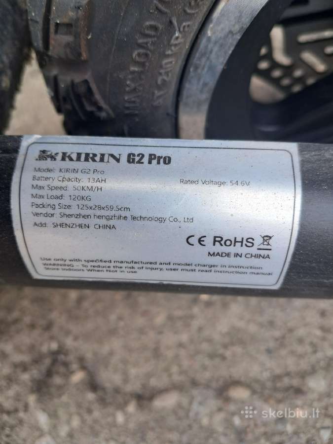 Elektrinis paspirtukas Kugoo G2 Pro - nuotraukos Nr. 5