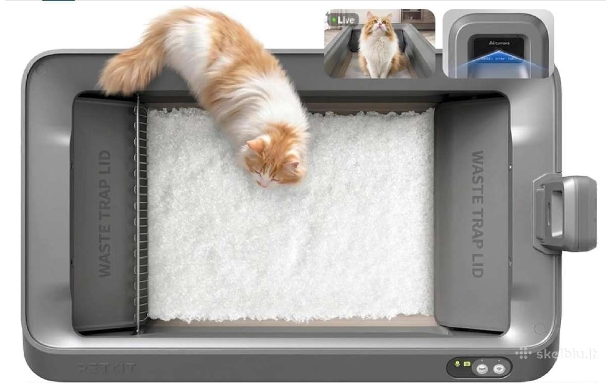 Petkit Purobot Crystal Duo išsivalanti kraiko dėžė