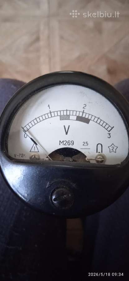 Tarybinių laikų analoginiai matavimo prietaisai. - nuotraukos Nr. 13