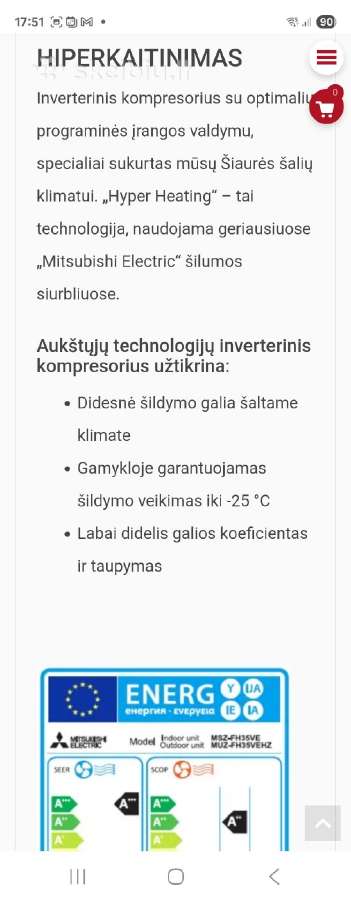 Kondicionierius-šilumos siurblys - nuotraukos Nr. 8