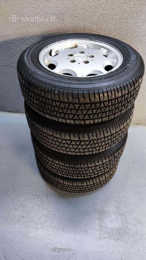 Mercedes ratlankiai su padangomis R15 – 4vnt. - nuotraukos Nr. 2