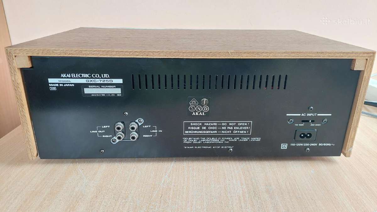 Akai gxc 725d - nuotraukos Nr. 8