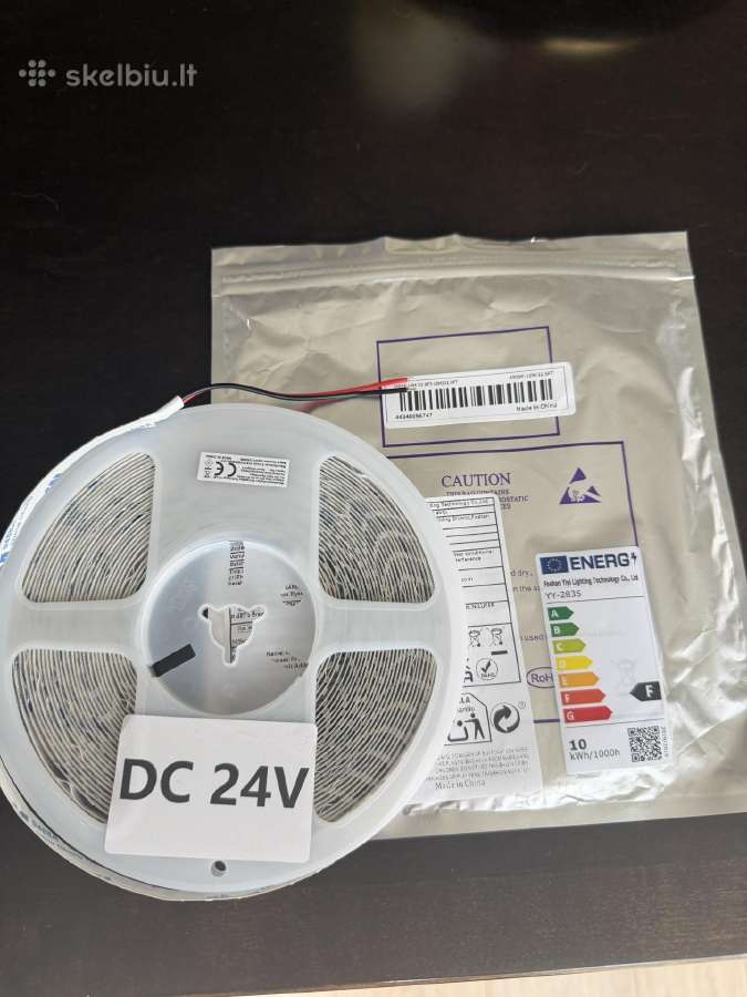 LED juostos. 3 vnt po 10metrų.
