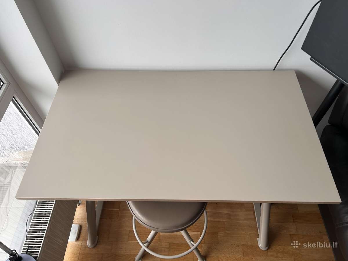 Ikea reguliuojamas stalas su kede 120x70 - nuotraukos Nr. 3