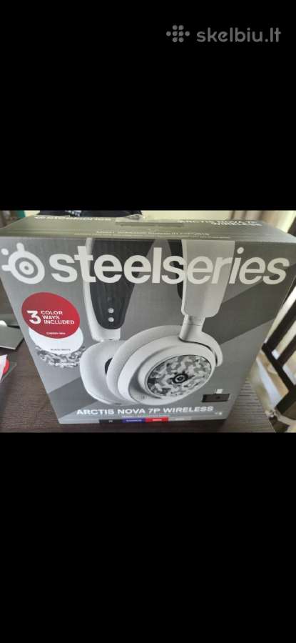 Steelseries arctis nova 7p wireless bundle kit whi