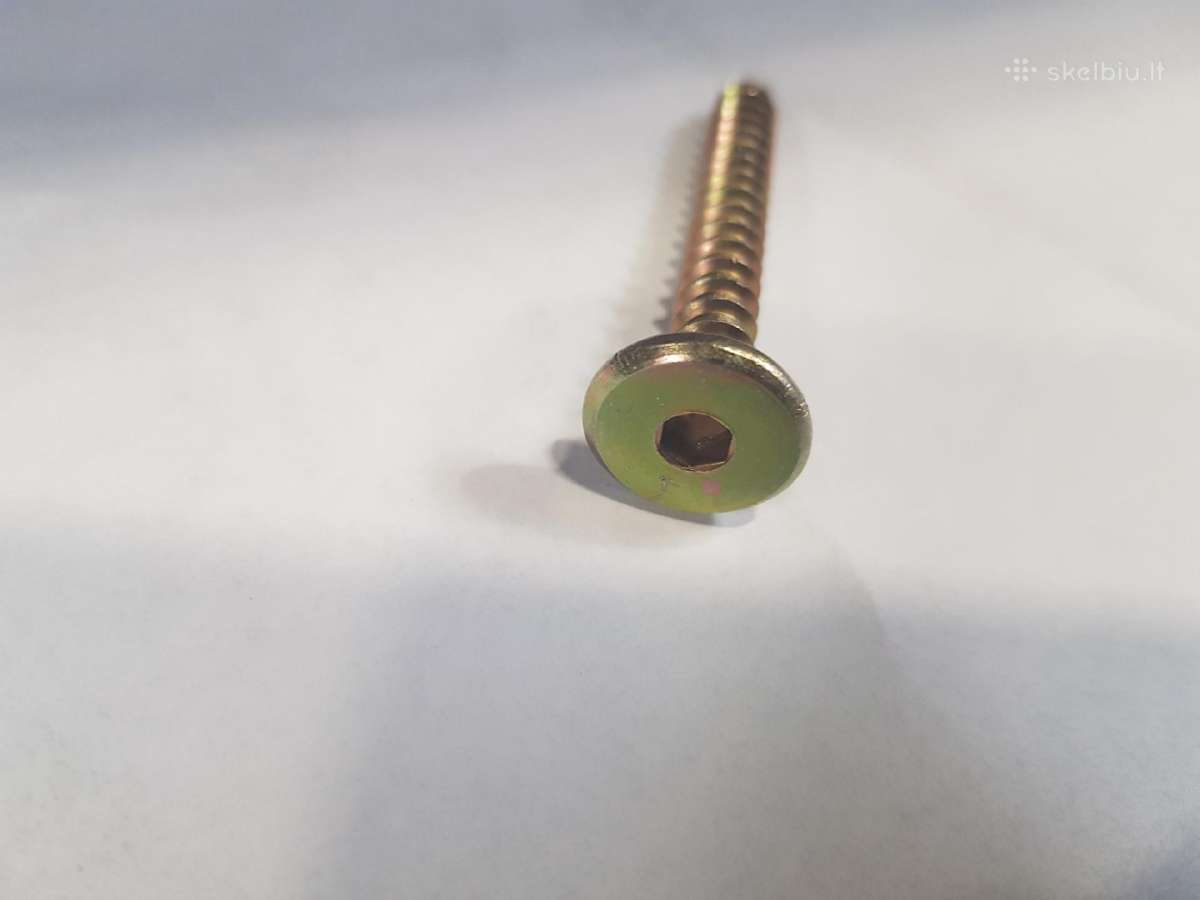 Varžtai konfirmatoriai 6,3x70mm.6,3x80mm. - nuotraukos Nr. 8