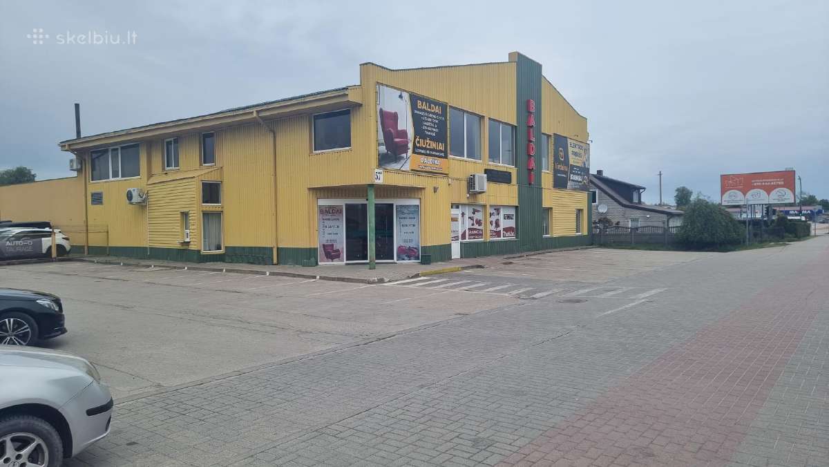 Išnuomojama Antrame Aukšte Parduotuvės Patalpa