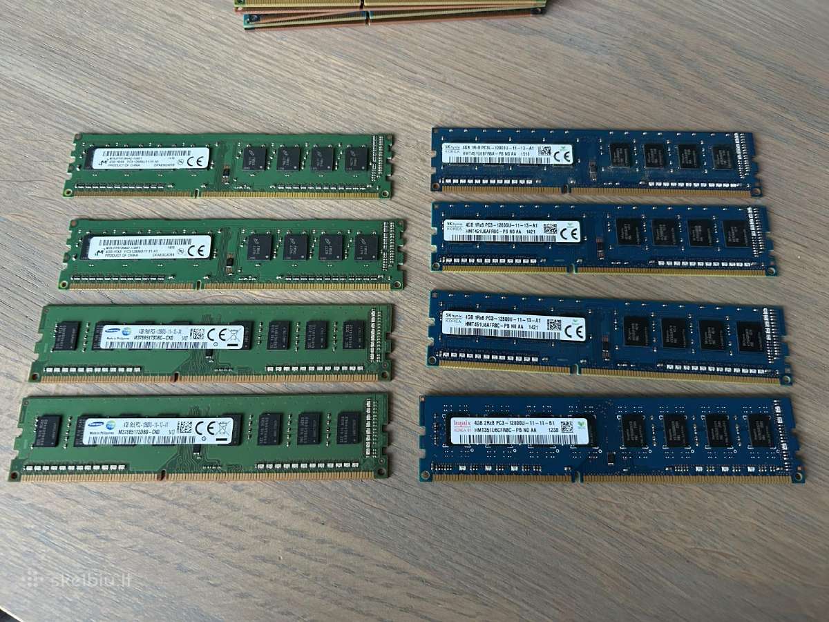Ddr3 4 GB 1600/1333 atmintis