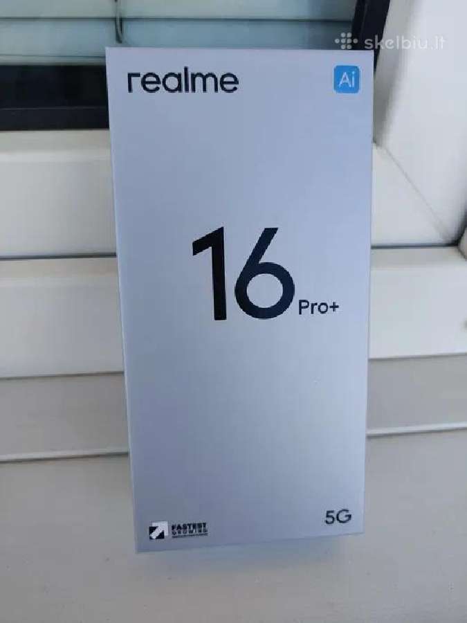 Naujas Realme 16 Pro Plus 512gb - 380 eur