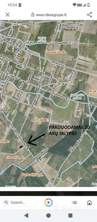 Parduodamas żenės sklypas