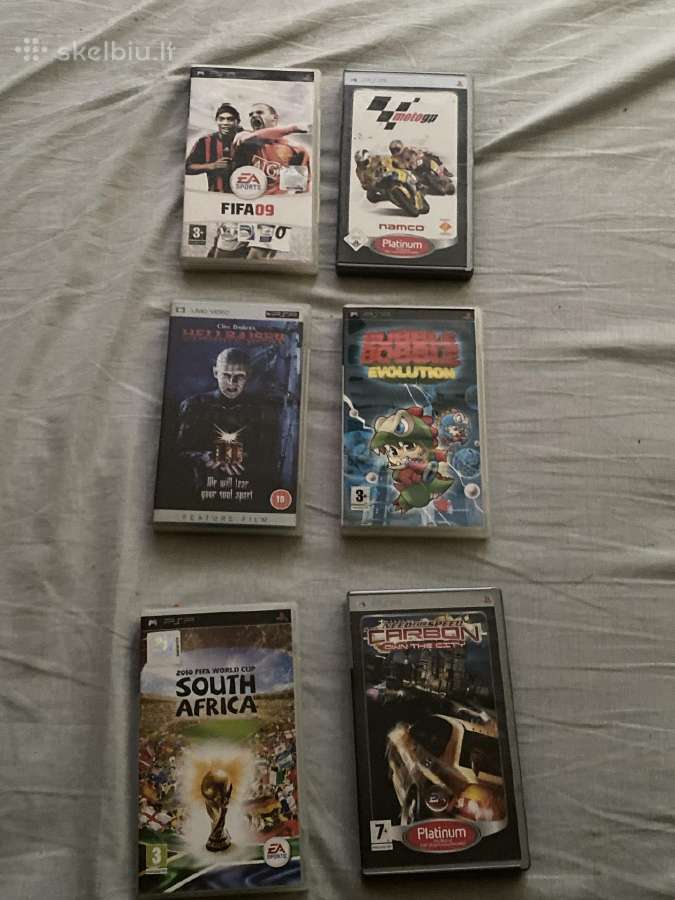 Parduodu žaidimus Nintendods Playstation4 PSP