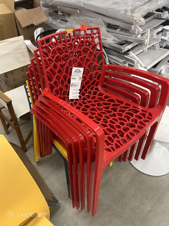 Naujos lauko kėdės nuo 2€