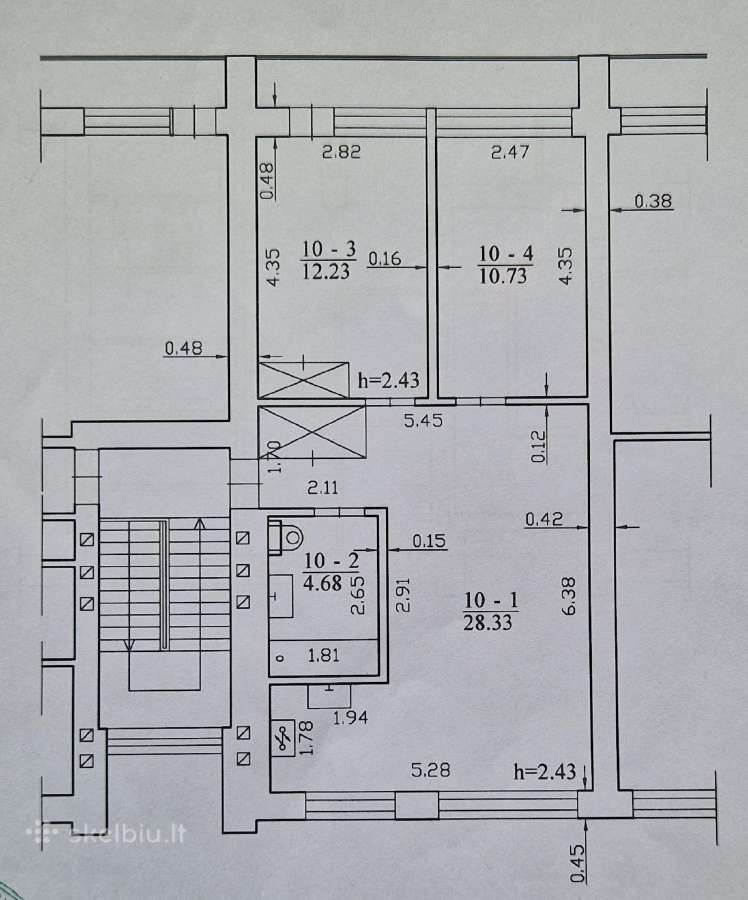 3 kambarių butas Marijampolės Centre!