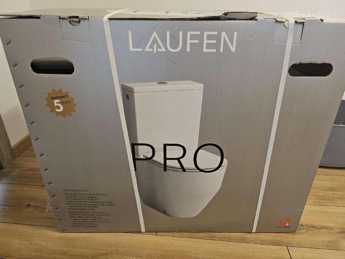 Parduodamas naujas, supakuotas unitazas Laufen Pro