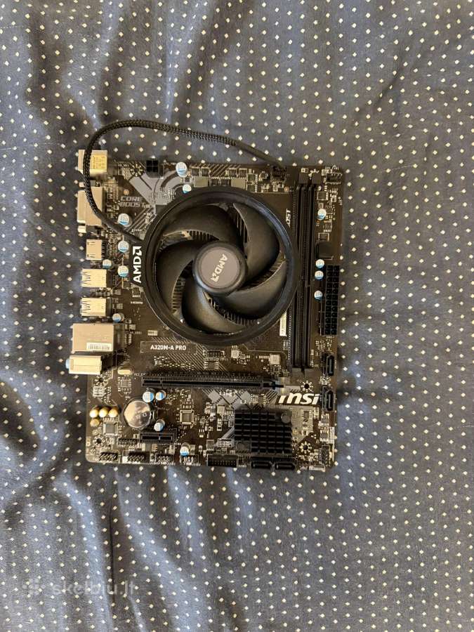 Msi A320m-a-pro motininė su ryzen 3 1200 cpu