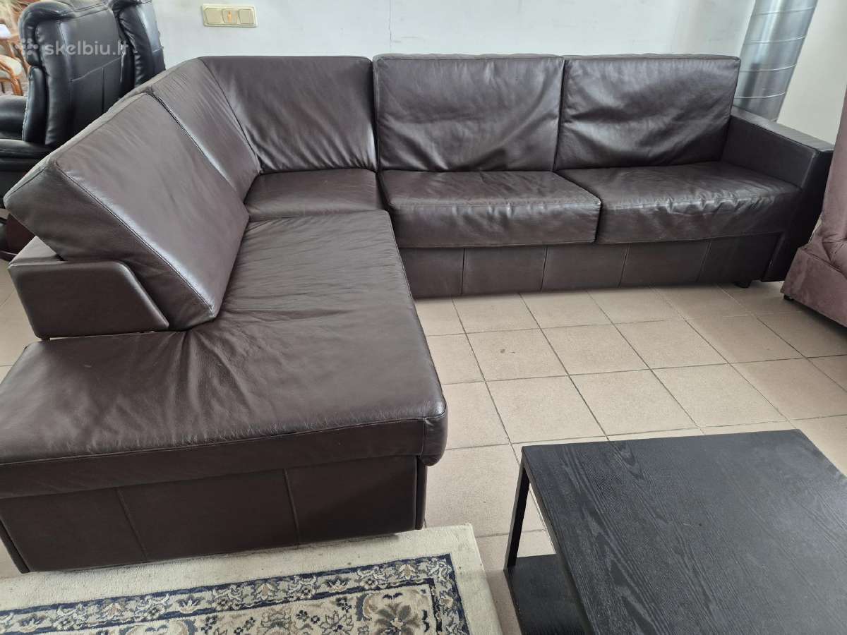 Geras, pilnai natūralios odos miegamas kampas - nuotraukos Nr. 3