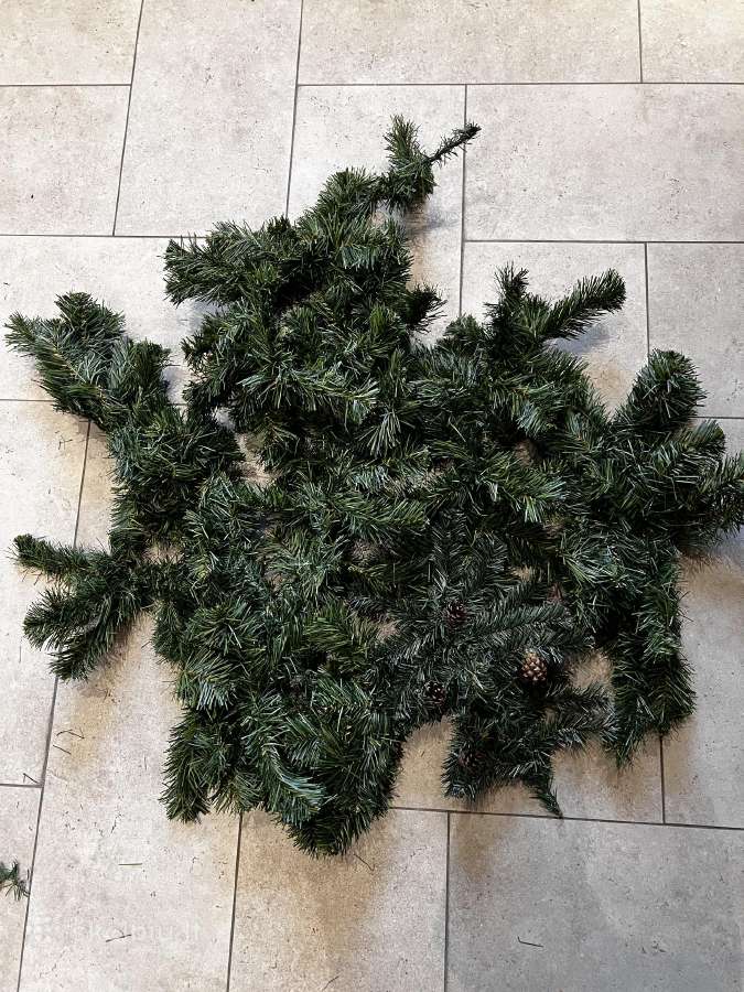 Dirbtinės eglės šakų girlianda 10 m - nuotraukos Nr. 7