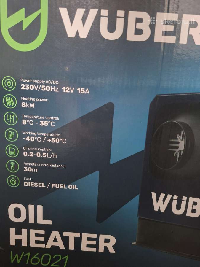 Dyzelinis oro šildytuvas Wuber, 8kw - nuotraukos Nr. 2