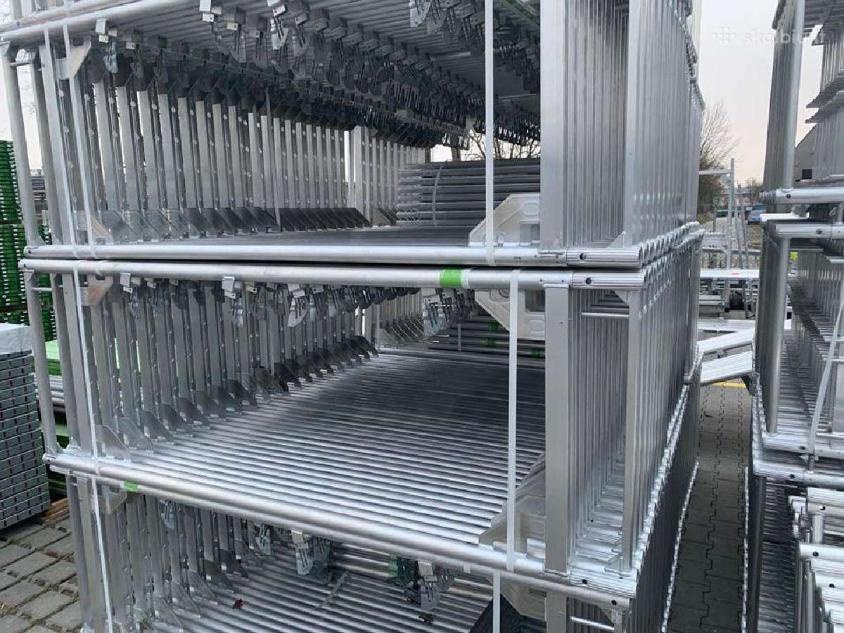 Baumann Aliuminio Fasadiniai Pastoliai 120 m² - nuotraukos Nr. 4