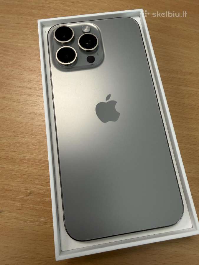 iPhone 15 pro max Titan 256gb - nuotraukos Nr. 4
