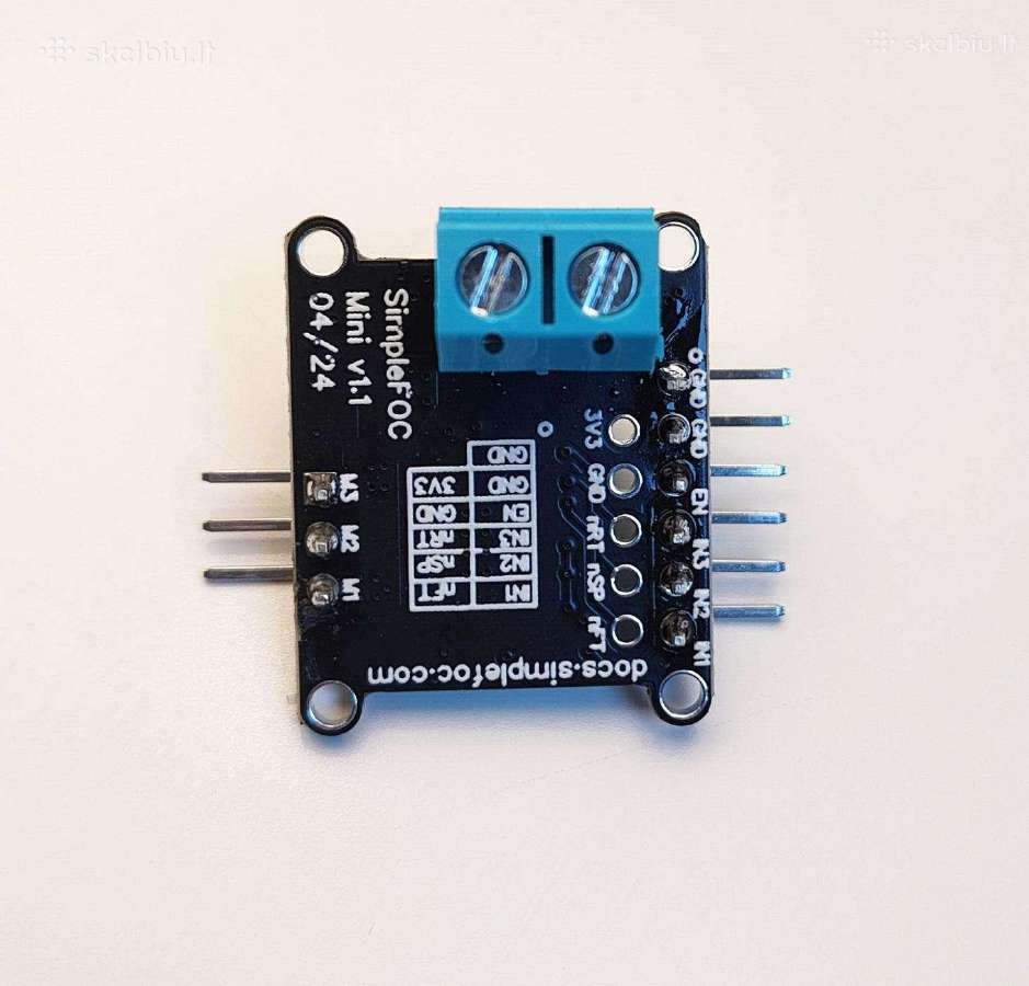 Simple foc mini v1.0 variklių valdymo plokštė - nuotraukos Nr. 2