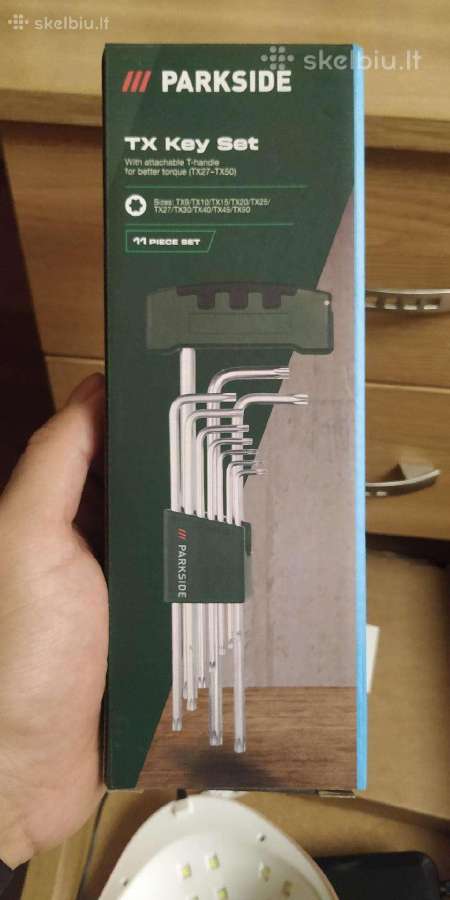 Torx rakteliu komplektas