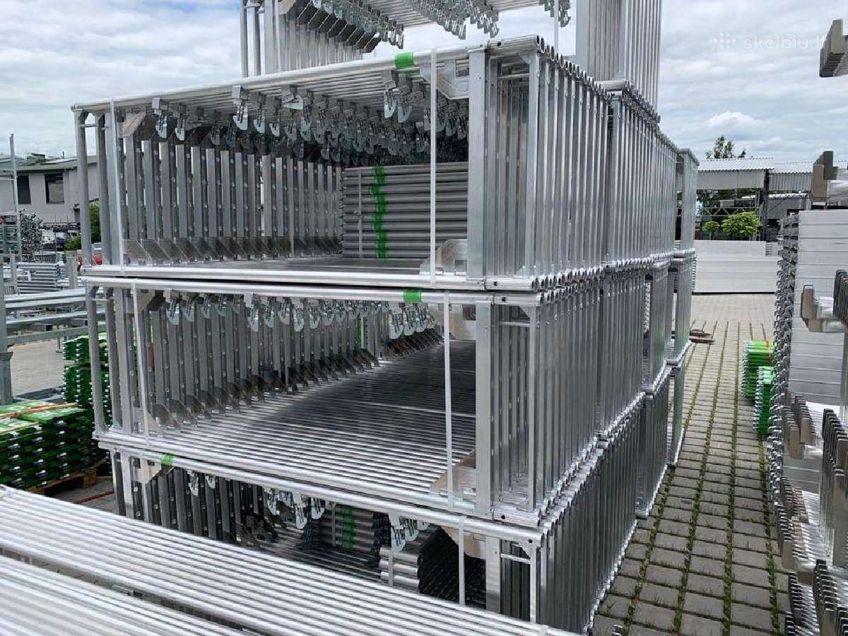 Baumann Aliuminio Fasadiniai Pastoliai 150 m² - nuotraukos Nr. 3