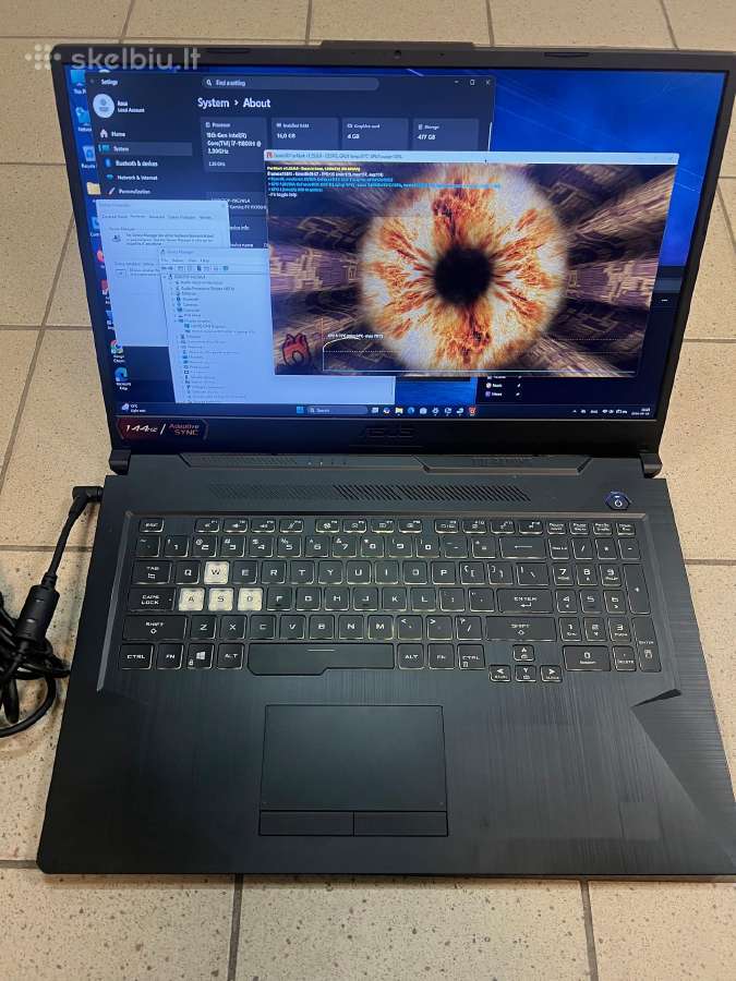 Asus Tuf Gaming Fx706h 17" i7-11th Rtx3050ti