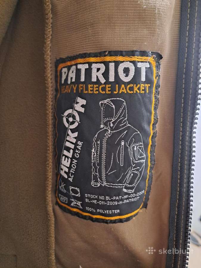 Helikon patriot L d. heavy taktine flisine striuke