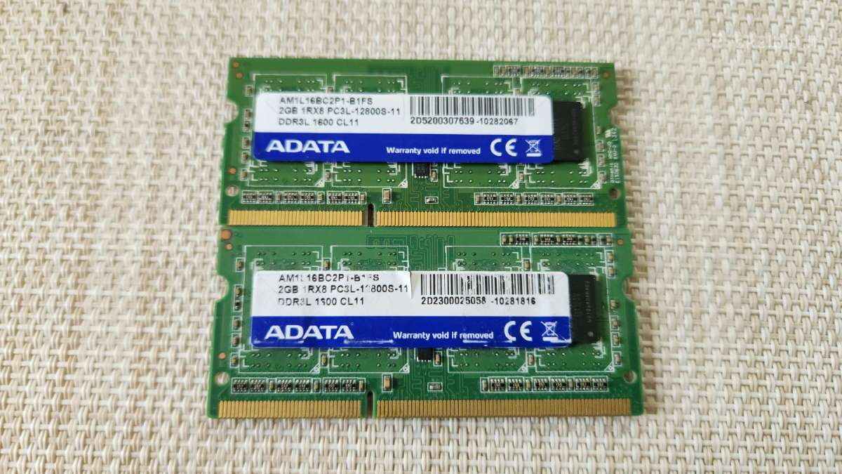4gb ddr3l RAM 12800s 1600mhz 1.35v Adata