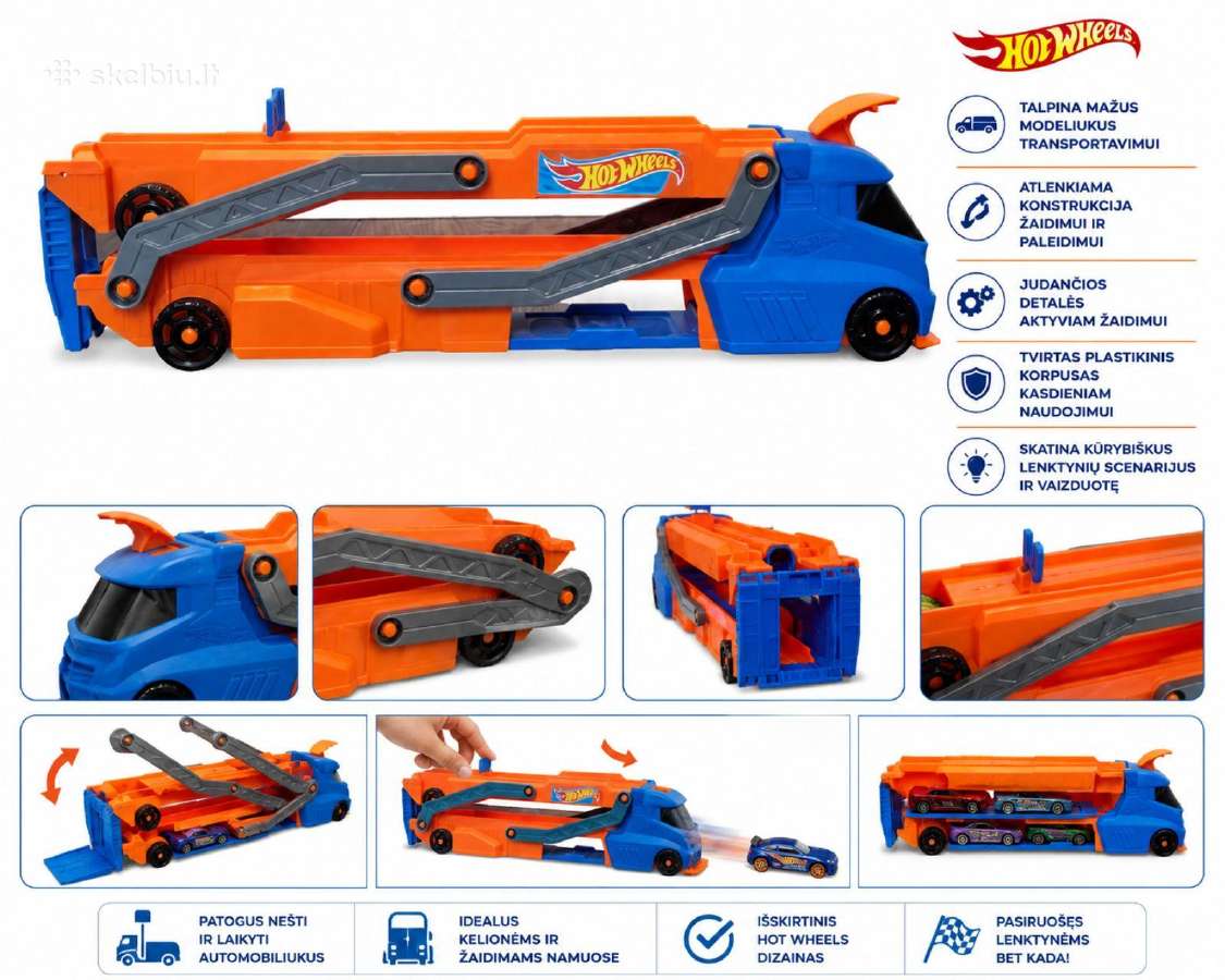 Transporteris Hot wheels