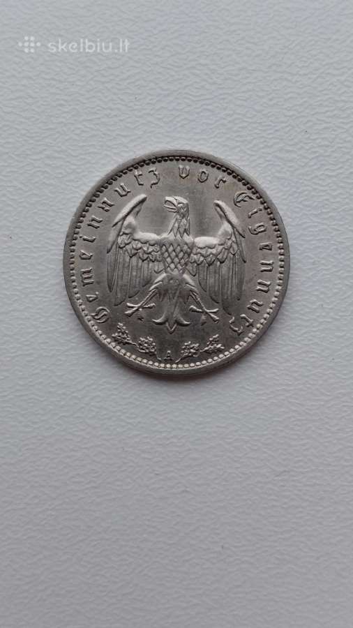 1937 m. 1 reichsmarkė - nuotraukos Nr. 2