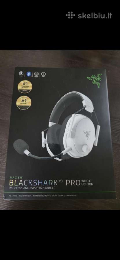 Razer blackshark v3 pro wireless headset ausinės