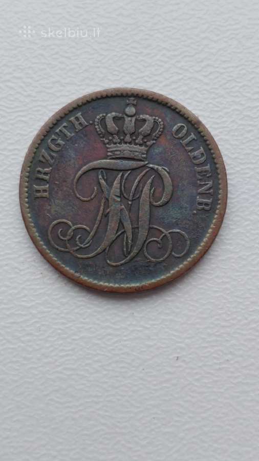 1858 m. 3 schwaren. Tiražas 372.000 vnt. - nuotraukos Nr. 2