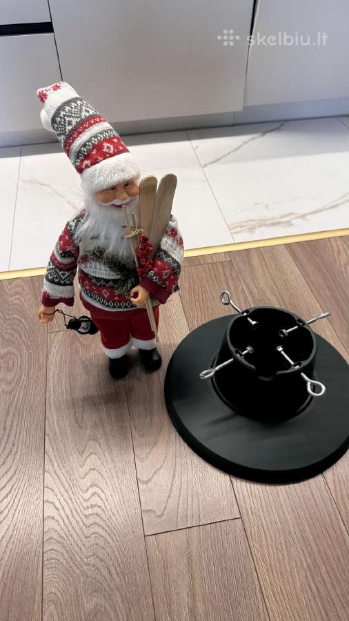 Eglutės stovas + dekoracija, Christmas Tree Stand