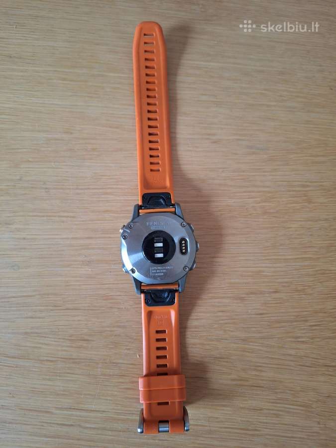 Garmin fenix 6 Sapphire 47mm, Titanium Orange - nuotraukos Nr. 4