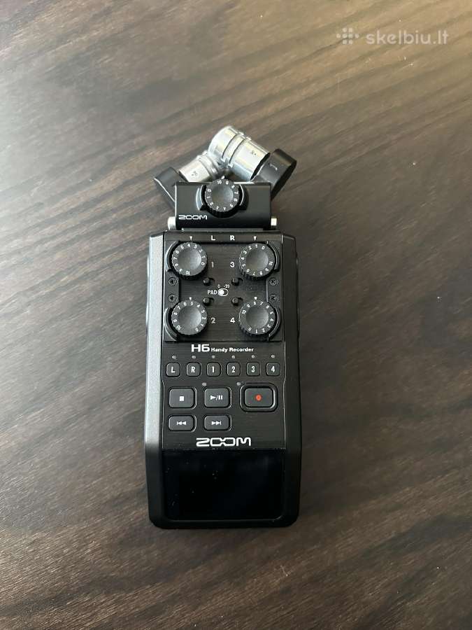 Zoom H6 garso įrašymo rekorderis / mikrofonas