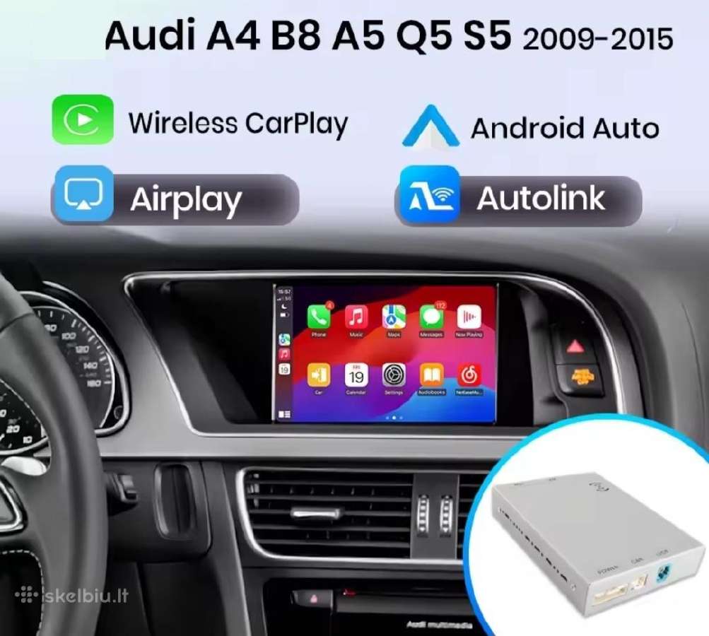 Audi A4, A5, Q5 Carplay / Android Auto Modulis