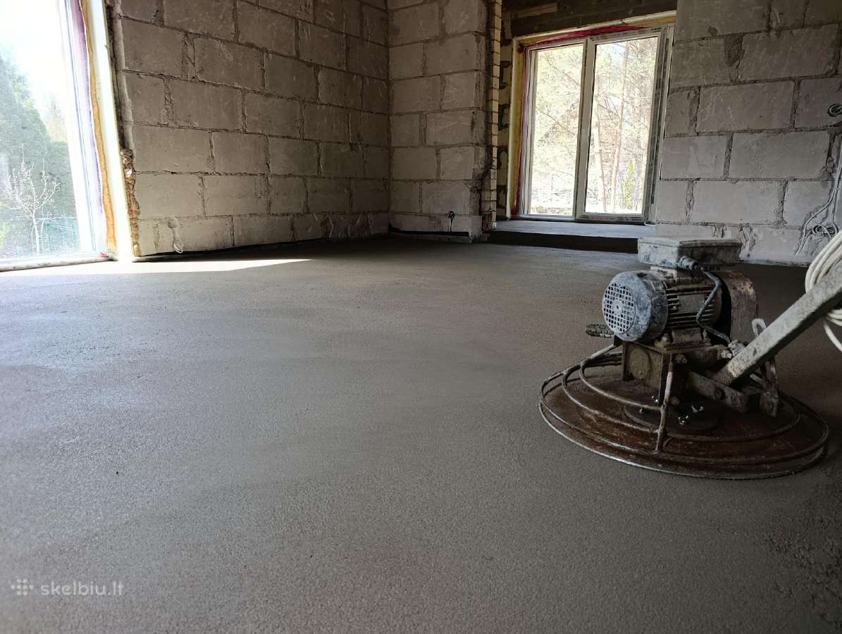 Mažų Plotų Patalpų Grindų Betonavimas - nuotraukos Nr. 19